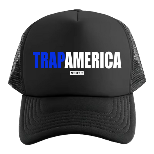 TrapAmerica Trucker Hat - Blue