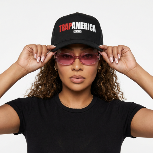 TrapAmerica Trucker Hat - Red