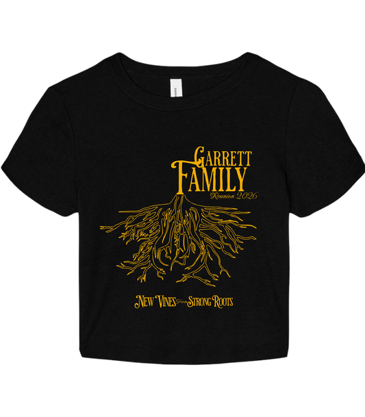 GFR Womens Crop Top Tee