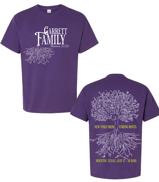 Garrett Family Reunion Official T-Shirt
