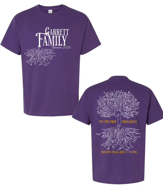 Garrett Family Reunion Official T-Shirt