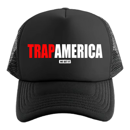 TrapAmerica Trucker Hat - Red